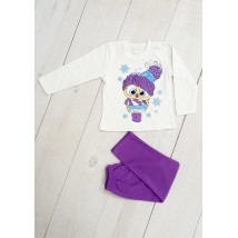 Pajamas for girls Wear Your Own 92 Violet (6076-023-33-5-v24)