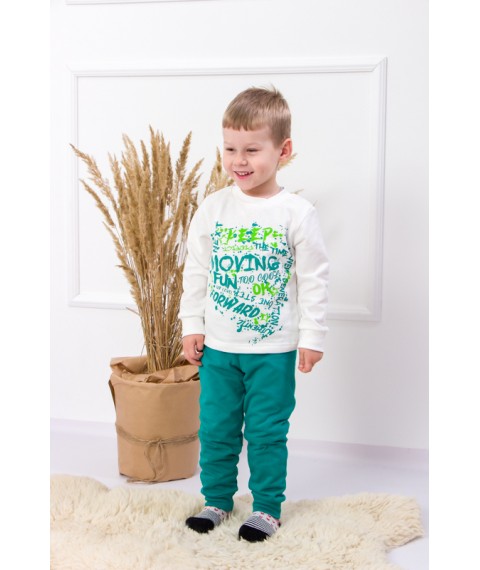 Boys' pajamas Bring Your Own 104 Green (6076-023-33-4-v3)