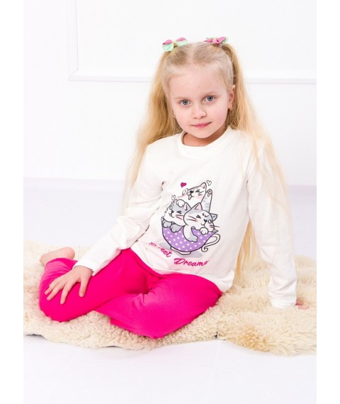 Pajamas for girls Wear Your Own 110 Pink (6076-023-33-5-v10)