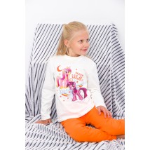 Pajamas for girls Wear Your Own 98 Orange (6076-023-33-5-v31)