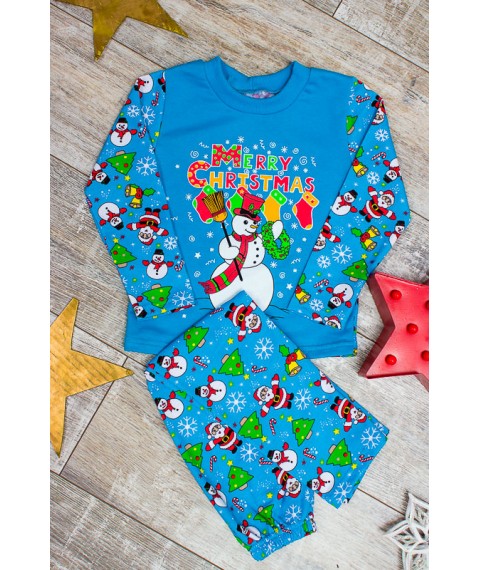 Children's pajamas Nosy Svoe 128 Blue (6076-v25)