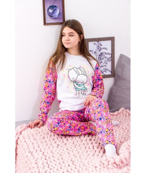 Pajamas for girls (teens) Wear Your Own 140 Pink (6076-024-33-2-v30)