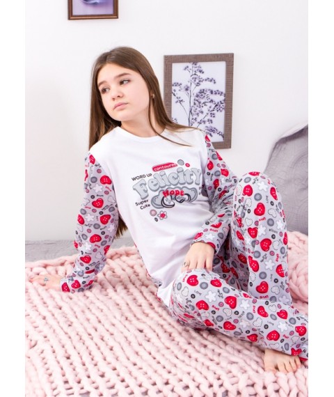 Pajamas for girls (teens) Wear Your Own 164 Gray (6076-024-33-2-v4)
