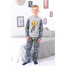 Boys' pajamas Bring Your Own 134 Blue (6076-024-33-4-v3)