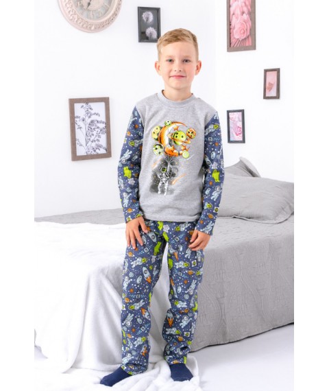 Boys' pajamas Bring Your Own 134 Blue (6076-024-33-4-v3)