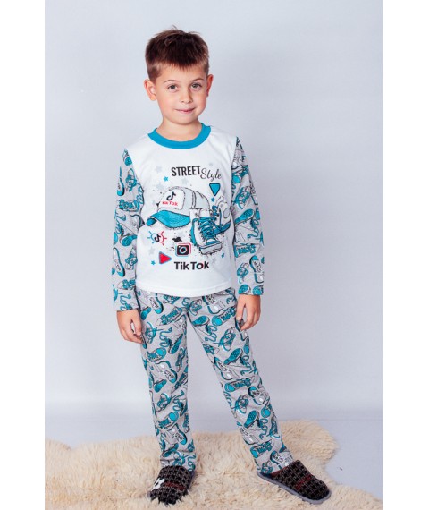 Boys' pajamas Wear Your Own 128 Gray (6076-024-33-4-v8)