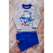 Boys' pajamas Bring Your Own 110 Blue (6076-024-33-4-v28)