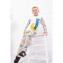 Boys' pajamas Wear Your Own 110 Gray (6076-024-33-4-v31)