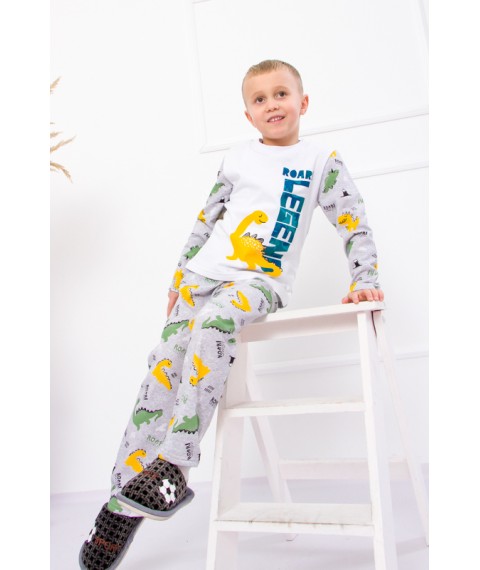 Boys' pajamas Wear Your Own 116 Gray (6076-024-33-4-v23)