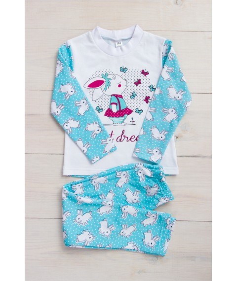 Pajamas for girls Wear Your Own 110 Blue (6076-024-33-5-v22)