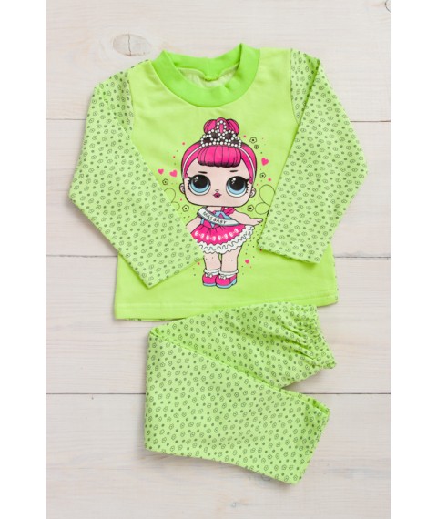 Pajamas for girls Wear Your Own 86 Green (6076-024-33-5-v51)