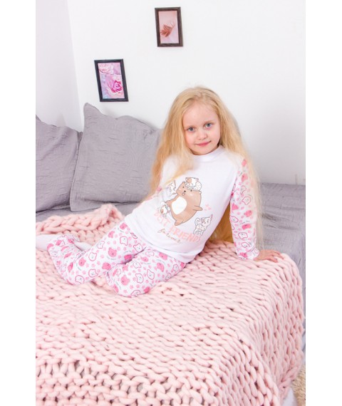 Pajamas for girls Wear Your Own 122 Pink (6076-024-33-5-v19)