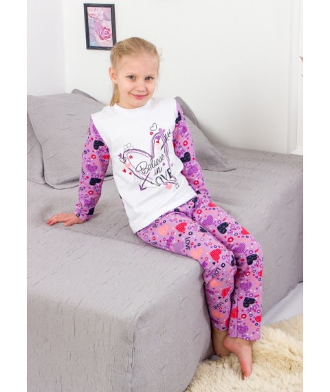 Піжама для дівчинки Носи Своє 98 Фіолетовий (6076-024-33-5-v55)