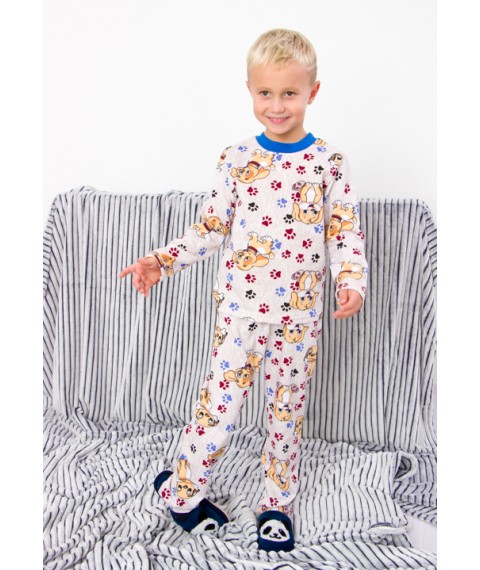 Boys' pajamas (warm) Wear Your Own 92 Beige (6076-024-4-v72)