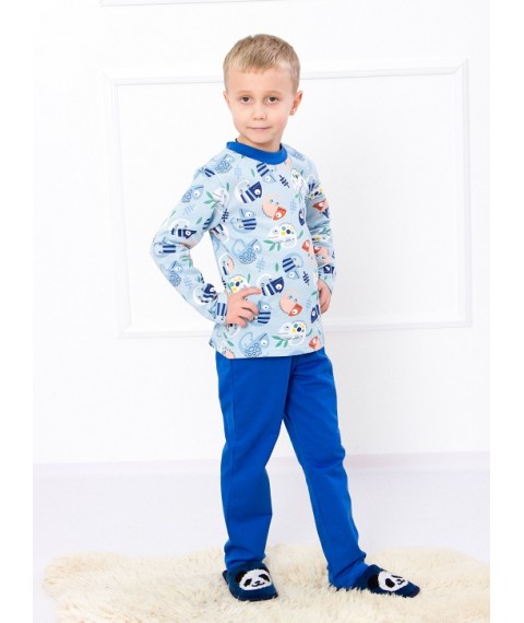 Boys' pajamas (warm) Wear Your Own 98 Blue (6076-024-4-1-v2)