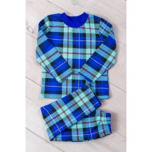Boys' pajamas (warm) Wear Your Own 134 Blue (6076-024-4-v6)