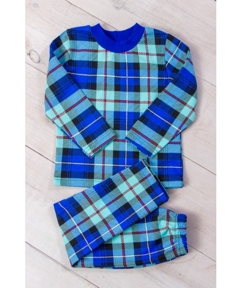 Boys' pajamas (warm) Wear Your Own 92 Blue (6076-024-4-v74)