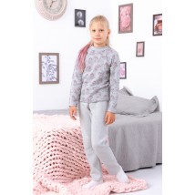 Pajamas for girls (warm) Wear Your Own 104 Gray (6076-024-5-1-v10)