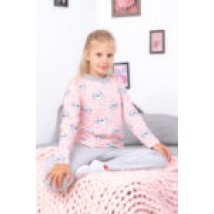 Піжама для дівчинки (тепла) Носи Своє 110 Рожевий (6076-024-5-1-v15)
