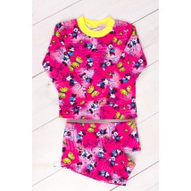 Pajamas for girls (warm) Wear Your Own 134 Pink (6076-024-5-v0)