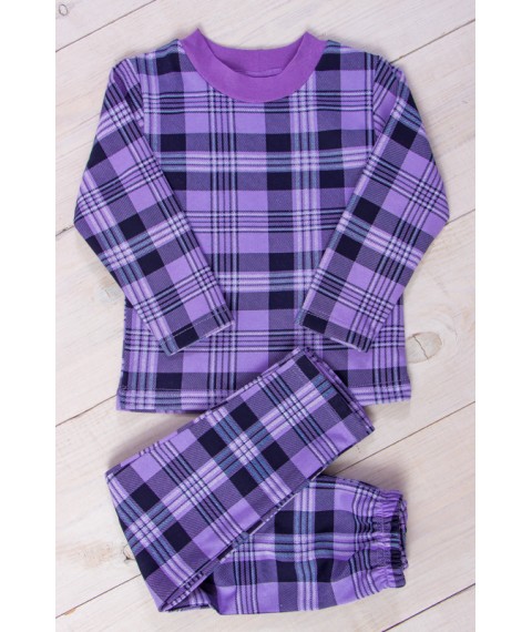 Pajamas for girls (warm) Wear Your Own 134 Violet (6076-024-5-v3)