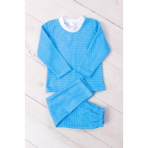 Піжама для дівчинки (тепла) Носи Своє 86 Блакитний (6076-024-5-v99)
