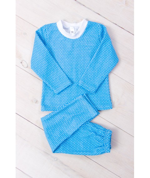 Pajamas for girls (warm) Wear Your Own 86 Blue (6076-024-5-v99)