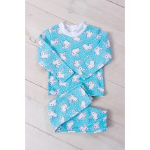 Pajamas for girls (warm) Wear Your Own 86 Blue (6076-024-5-v85)