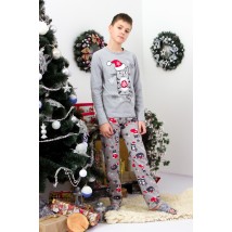 Children's pajamas "Family look" Wear Your Own 152 Gray (6076-1-v14)