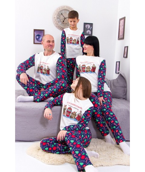 Children's pajamas "Family look" Wear Your Own 134 Violet (6076-8-v6)