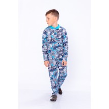 Boys' pajamas with 2 buttons Wear Your Own 98 Blue (6077-002-4-v37)