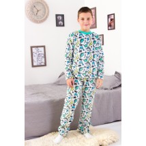 Pajamas for boys (teens) Wear Your Own 140 White (6079-035-1-1-v1)
