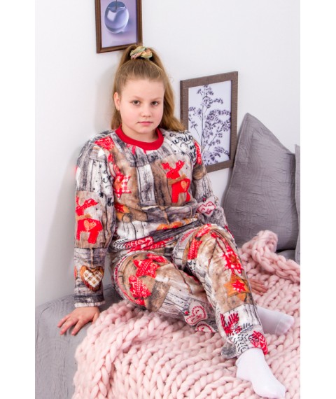 Pajamas for girls (teens) Wear Your Own 164 Gray (6079-035-2-1-v31)