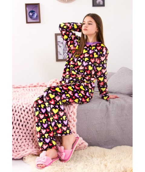 Pajamas for girls (teens) Wear Your Own 164 Black (6079-035-2-1-v26)