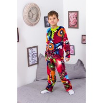 Boys' pajamas Wear Your Own 116 Red (6079-035-4-1-v15)