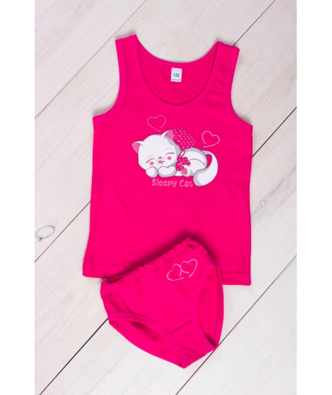 Set of t-shirts and underpants for girls Nosy Svoe 98 Crimson (6087-001-33-1-v14)