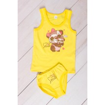 Set of T-shirts and underpants for girls Nosy Svoe 134 Yellow (6087-001-33-1-v3)