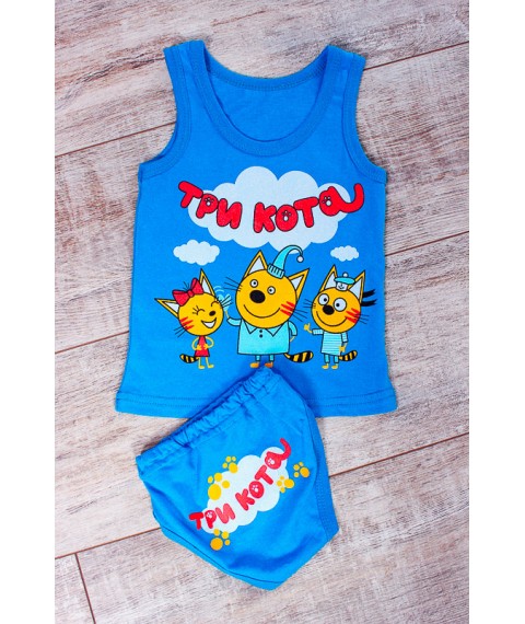 Boy's set (shirt + underpants) Wear Your Own 86 Blue (6088-001-33-1-v30)