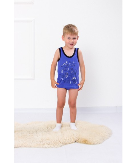 Set for a boy (shirt + underpants) Wear Your Own 110 Blue (6088-001-33-1-v18)