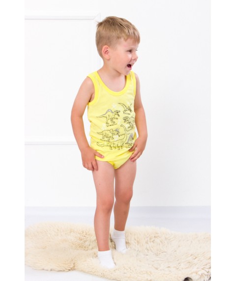 Set for a boy (shirt + underpants) Wear Your Own 98 Yellow (6088-001-33-1-v24)