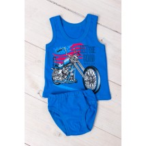 Boy's set (shirt + underpants) Wear Your Own 86 Blue (6088-001-33-1-v29)