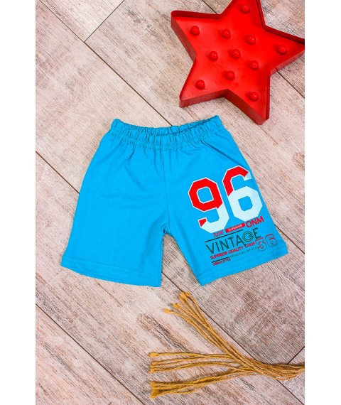 Boys' shorts Wear Your Own 128 Blue (6091-001-33-v12)