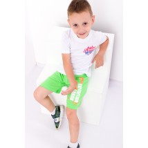 Boys' shorts Wear Your Own 110 Green (6091-001-33-v50)