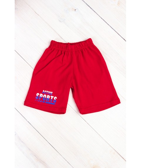 Boys' shorts Wear Your Own 110 Red (6091-001-33-v64)