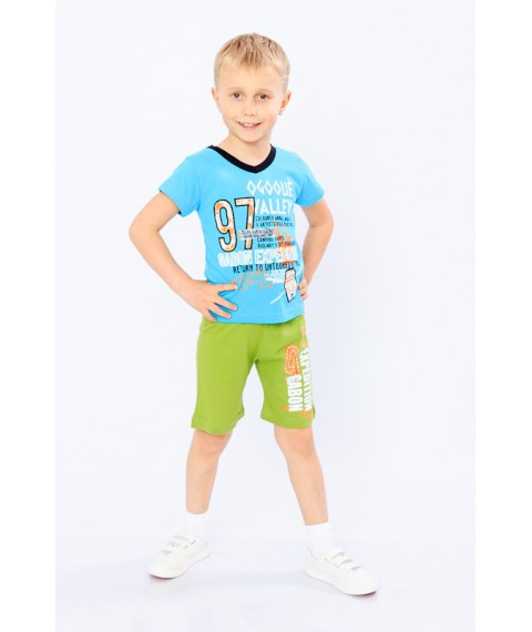 Boys' shorts Wear Your Own 122 Green (6091-001-33-v25)