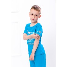Set for a boy (T-shirt + shorts) Wear Your Own 104 Blue (6102-001-33-1-v21)