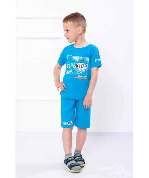 Комплект для хлопчика (футболка+шорти) Носи Своє 122 Блакитний (6102-001-33-1-v11)