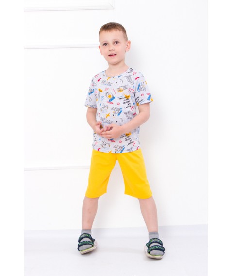 Set for a boy (T-shirt + shorts) Wear Your Own 98 Yellow (6102-002-1-v0)