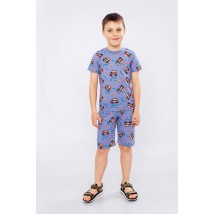 Set for a boy (T-shirt + shorts) Wear Your Own 128 Blue (6102-002-v5)