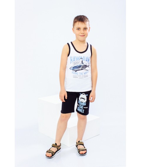 Set for a boy (wrestler+shorts) Wear Your Own 110 Black (6109-001-33-1-v0)
